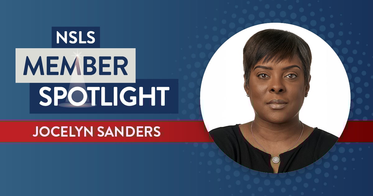 NSLS Member Spotlight: Jocelyn Sanders