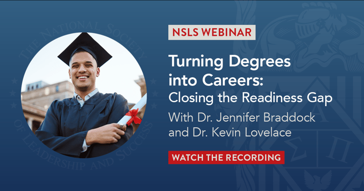 Watch Turning Degrees into Careers: Closing the Readiness Gap.